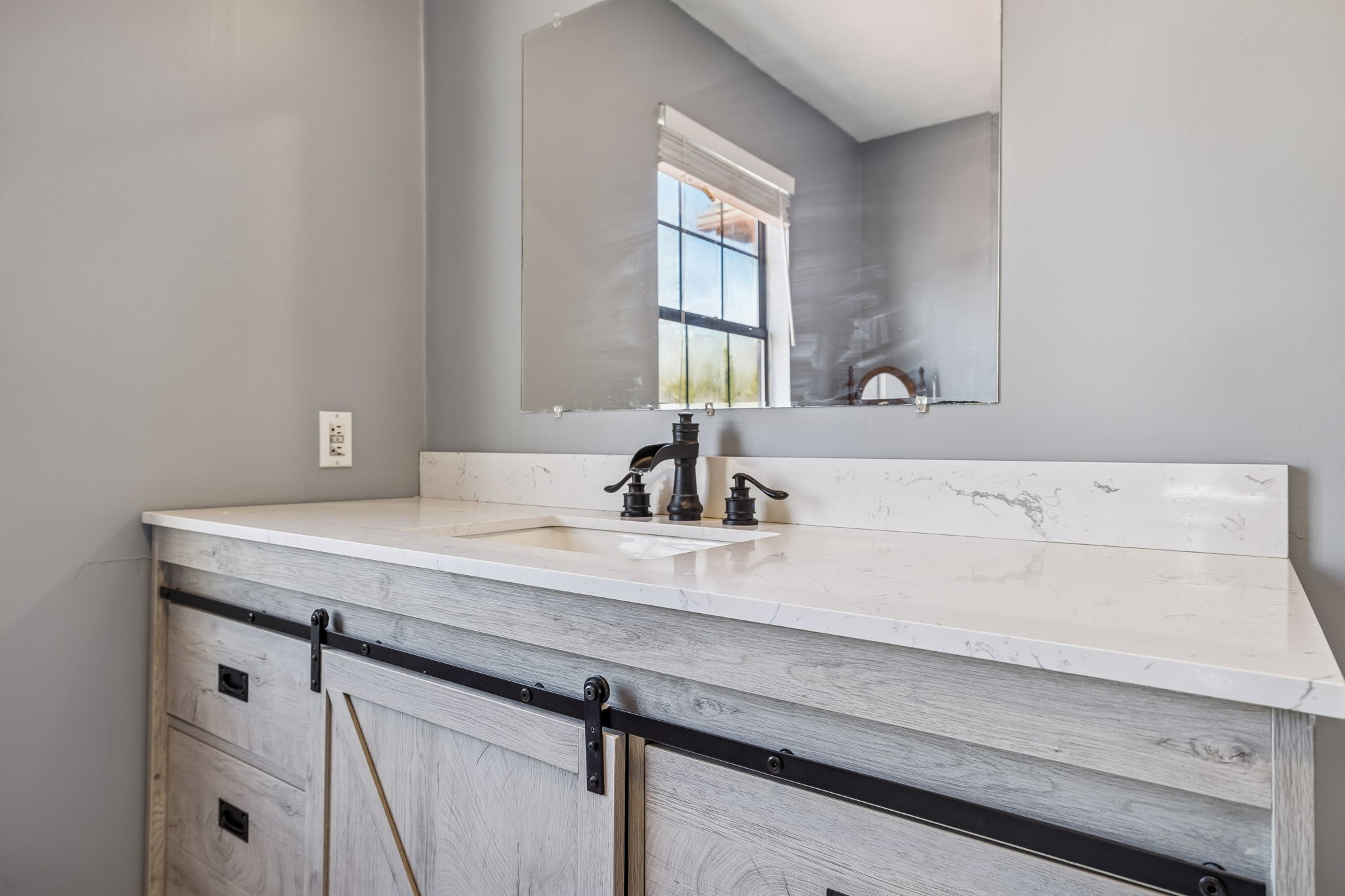 485 Lower Roans Creek Road Linden, TN 37096 - Photo 10 of 43 a bathroom with a sink and a mirror
