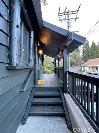 a view of outdoor space with seating