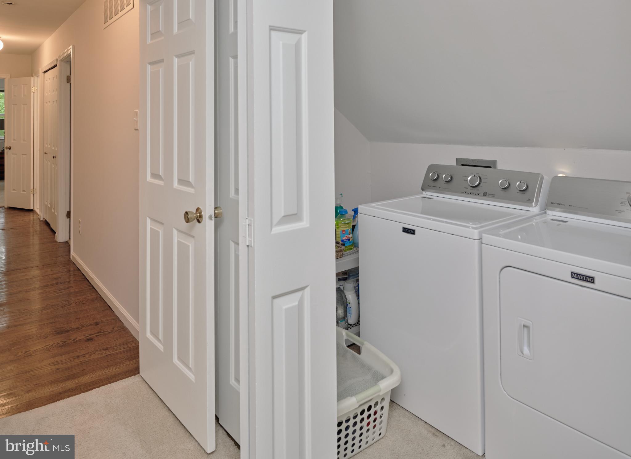 7000 Ely Road New Hope, PA 18938 - Photo 31 of 44 a view of a hallway with washer and dryer