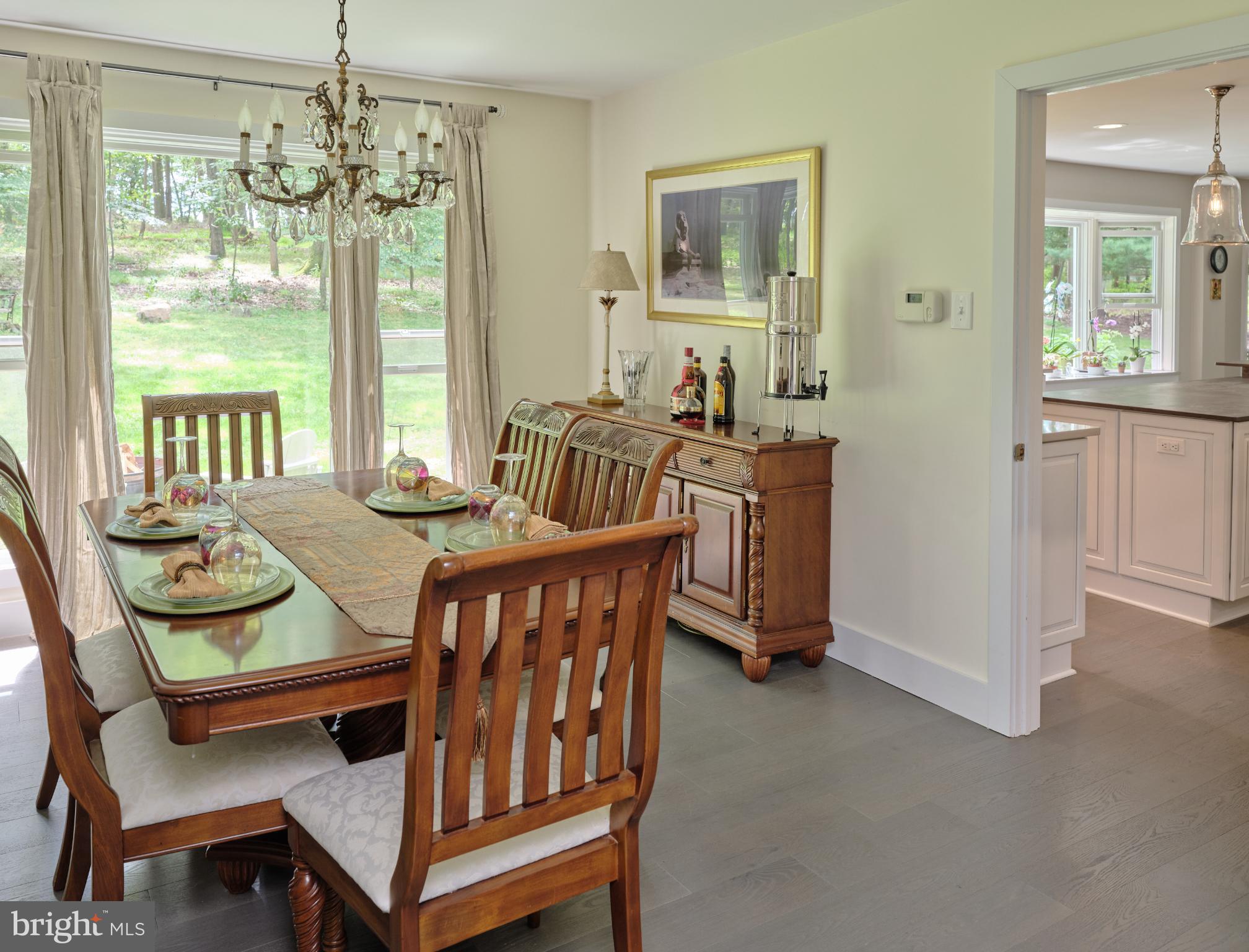 7000 Ely Road New Hope, PA 18938 - Photo 9 of 44 a view of a dining room with furniture window and outside view