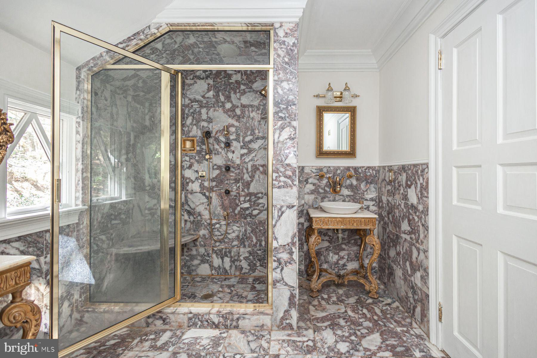 132 East Dark Hollow Road, Unit MAIN Pipersville, PA 18947 - Photo 22 of 29 a bathroom with a shower and a sink