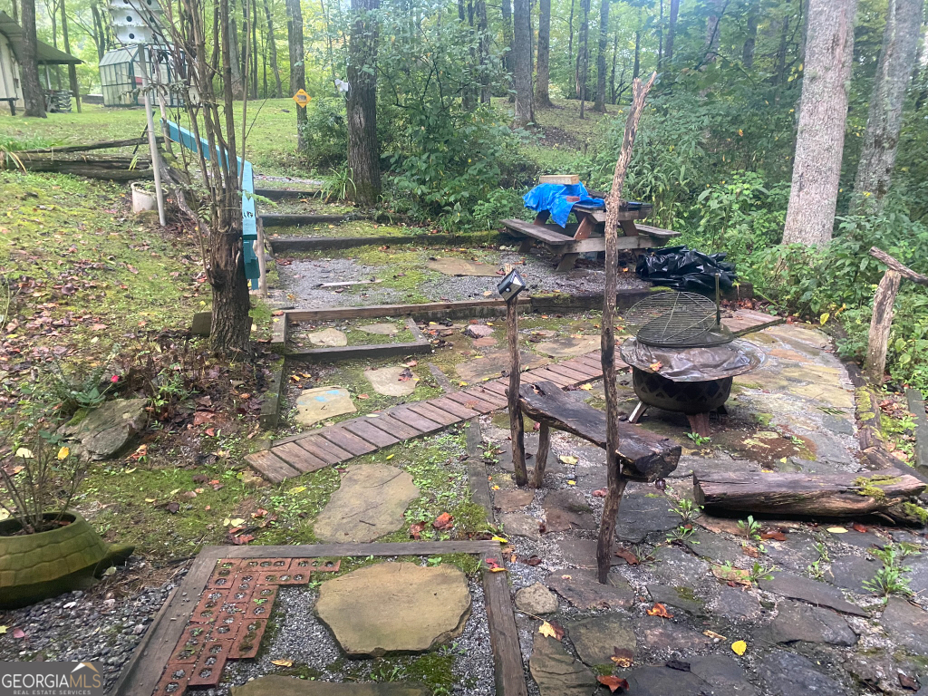 2594 Blue Ridge Gap Road Clayton, GA 30525 - Photo 8 of 77 a view of a backyard with sitting area