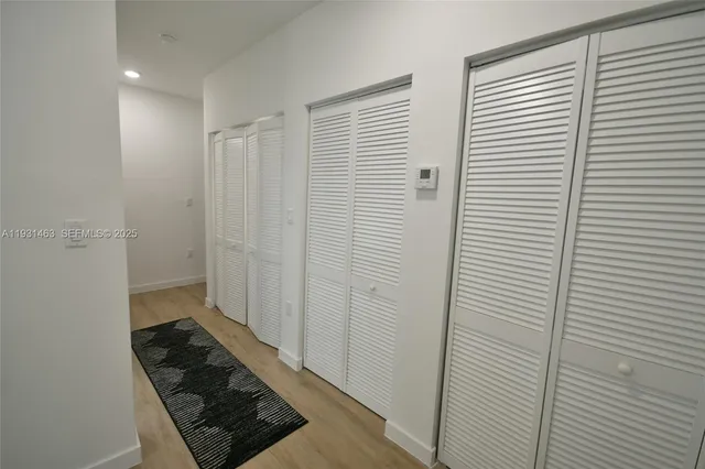 a room with storage and utility