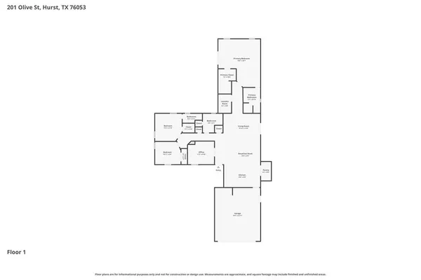 $385,000 | 201 Olive Street, Hurst, TX 76053