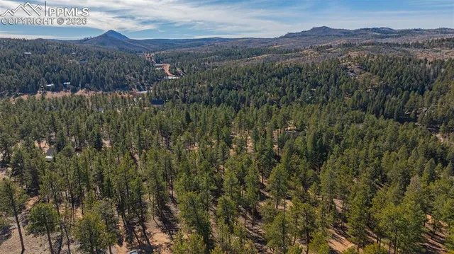 a view of city and mountain