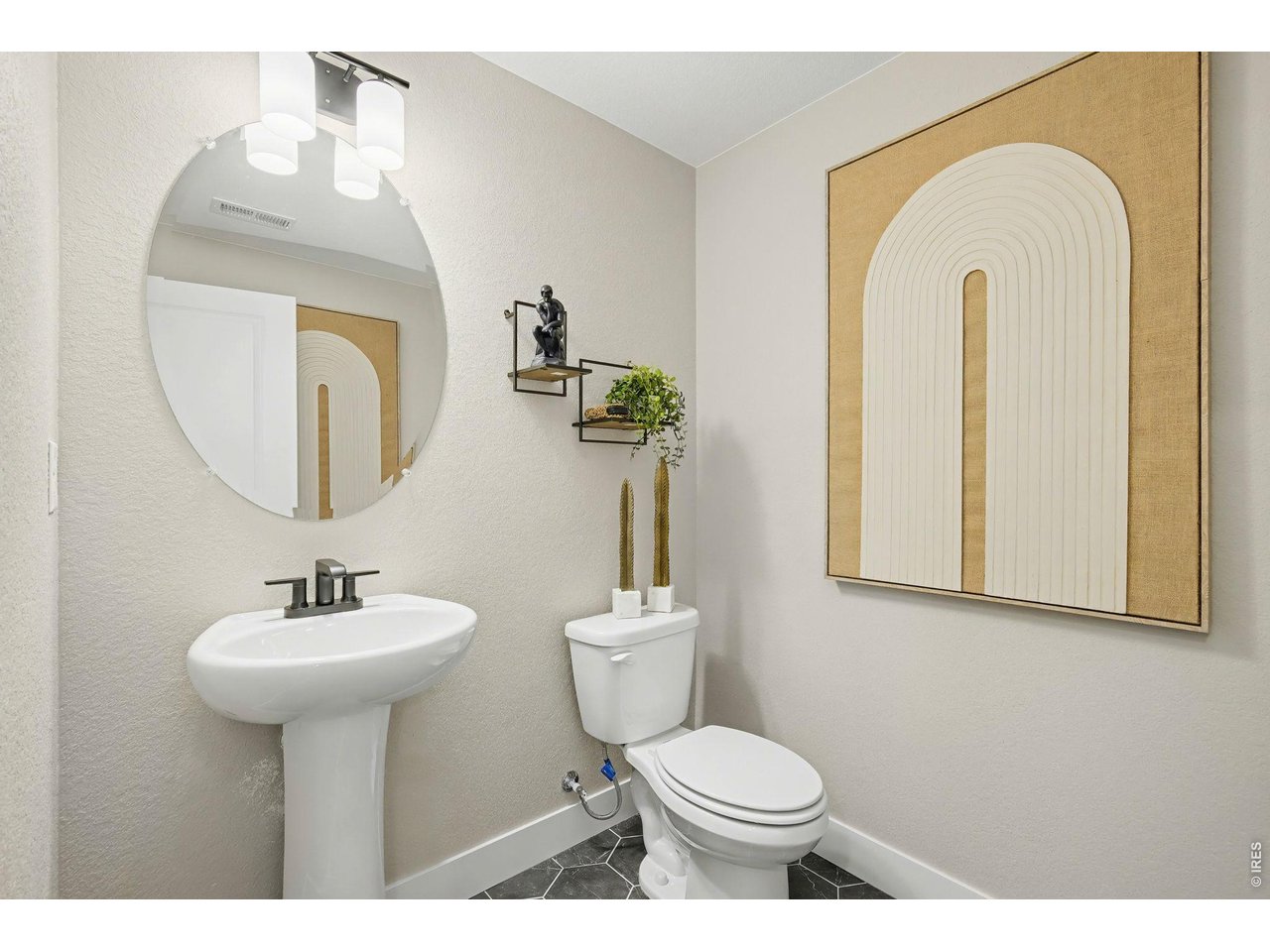 376 Rustic Barn Lane Berthoud, CO 80513 - Photo 31 of 39 Basement bathroom (rough-in) - Model Home