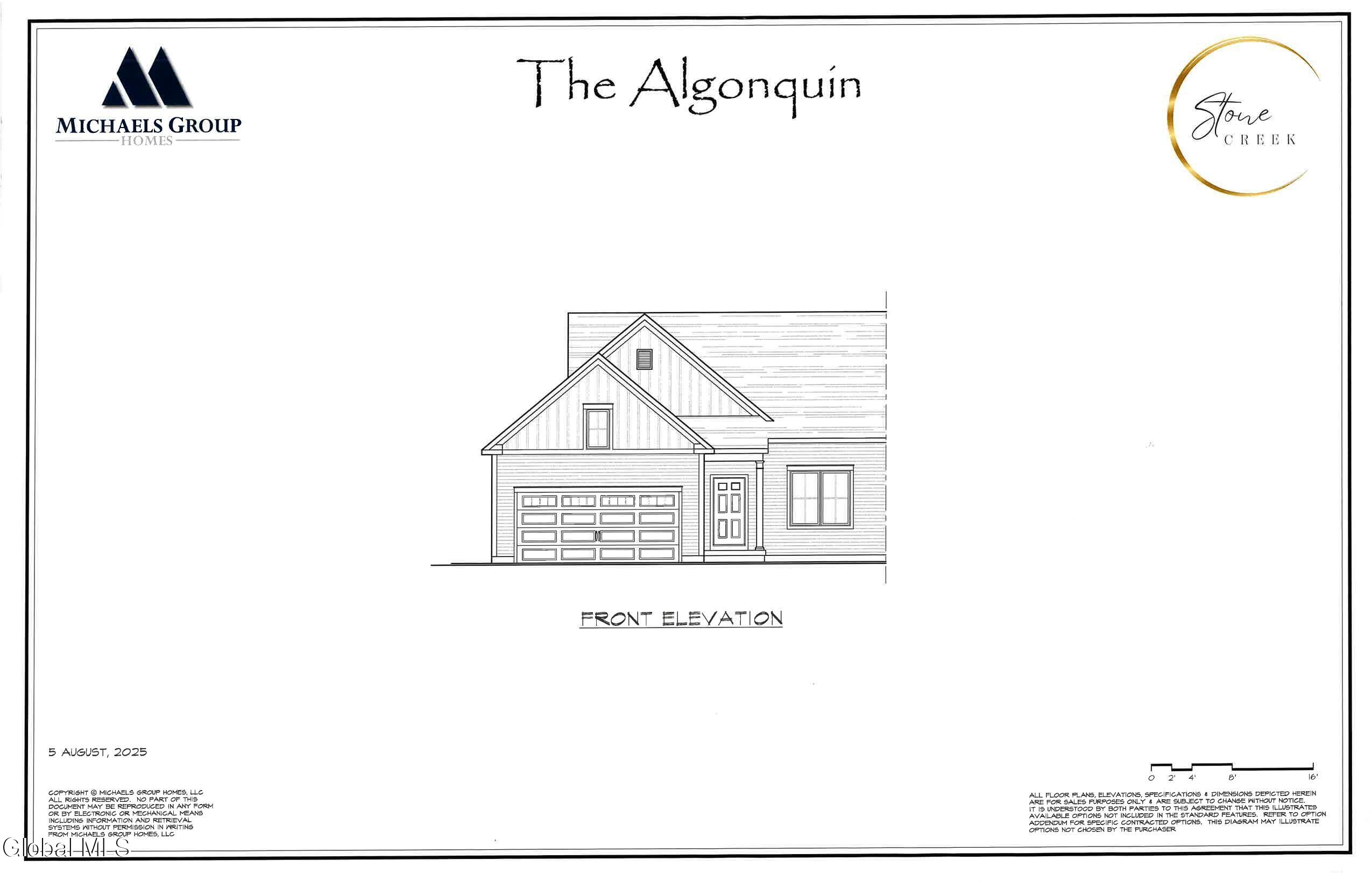1 A Cloverleaf Court East Greenbush, NY 12144 - Photo 2 of 3 Algonquin Front Elevation