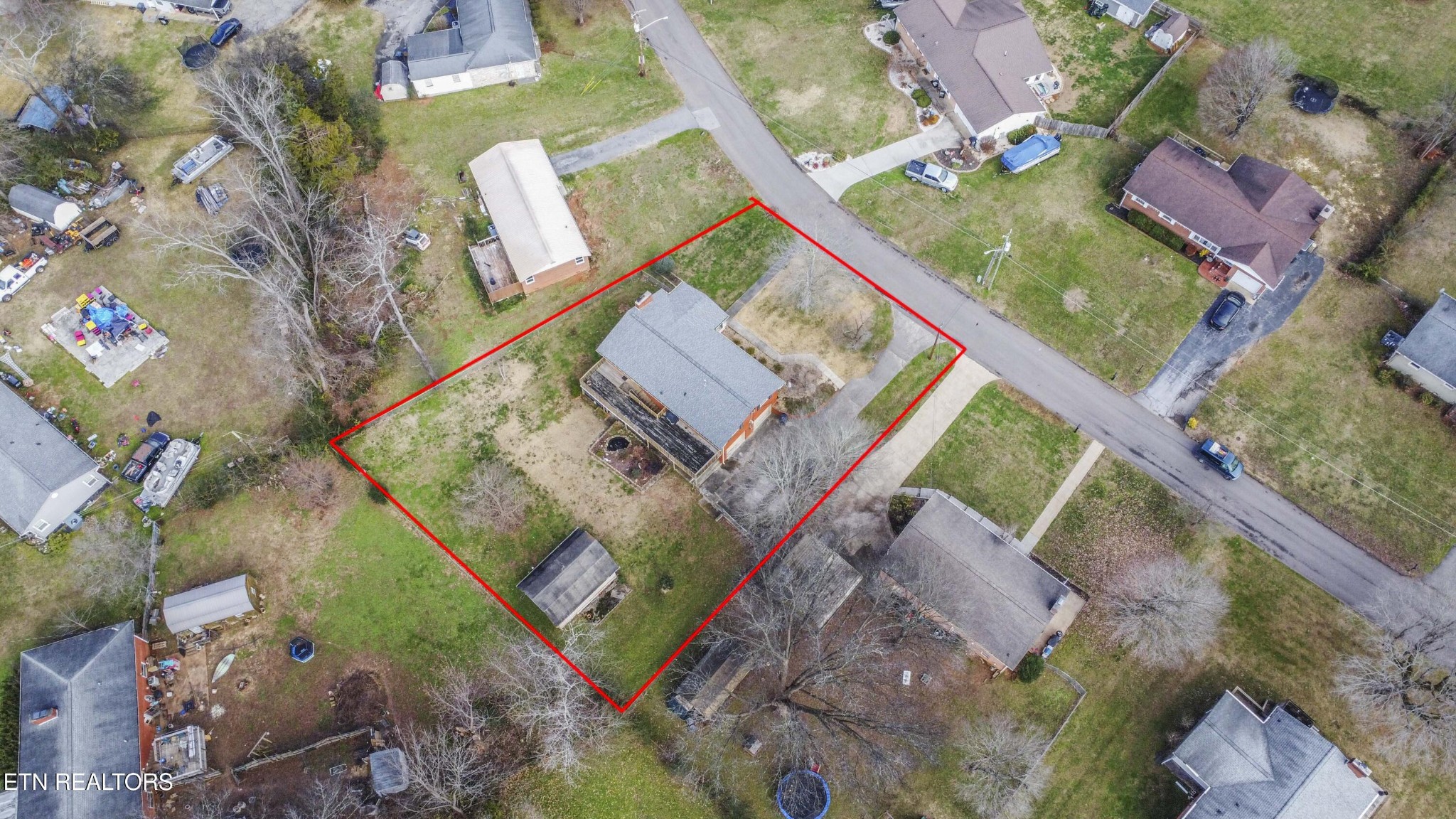 5409 Inwood Road Northwest Knoxville, TN 37921 - Photo 44 of 47 an aerial view of a house