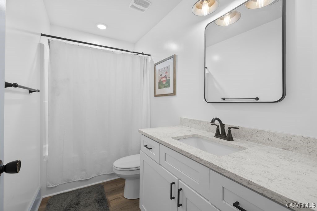 9530 Dabneys Mill Road Manquin, VA 23106 - Photo 21 of 40 Full bath featuring vanity, wood style LVP floors,