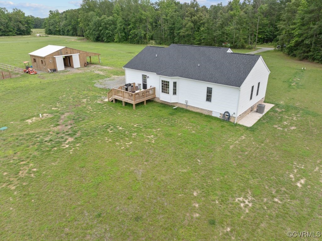 9530 Dabneys Mill Road Manquin, VA 23106 - Photo 34 of 40 Aerial view of property and surrounding area