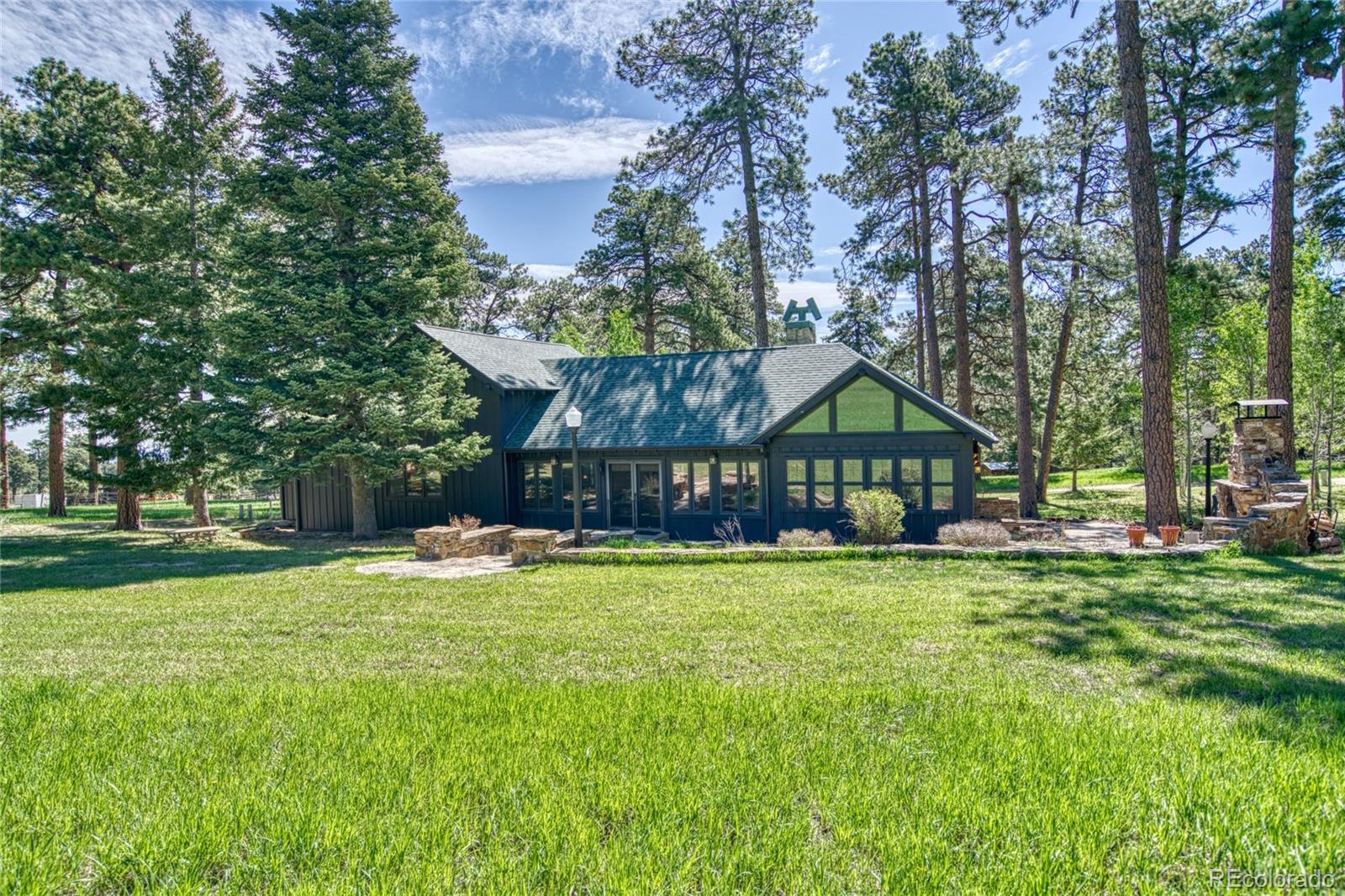8555 Cuerna Verde Road Rye, CO 81069 - Photo 27 of 35 a house view with a sitting space and garden