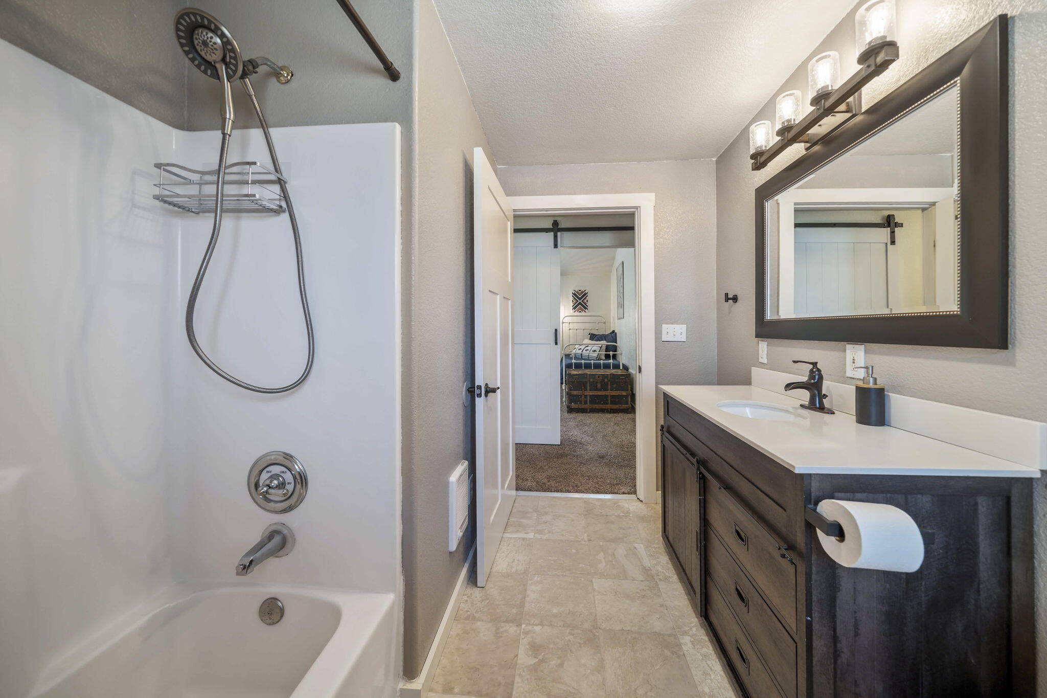19254 Galen Road Bend, OR 97702 - Photo 44 of 53 Full bathroom upstairs adjacent the second living space and bedrooms.