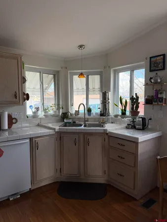 a view of workspace with a window