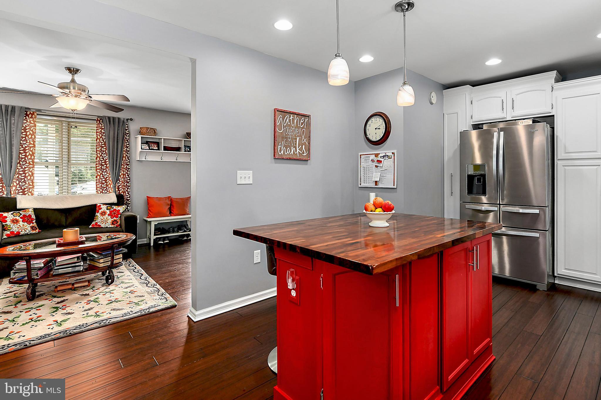 36062 Cobbs Hill Road Willards, MD 21874 - Photo 13 of 43 Kitchen island with butcher block