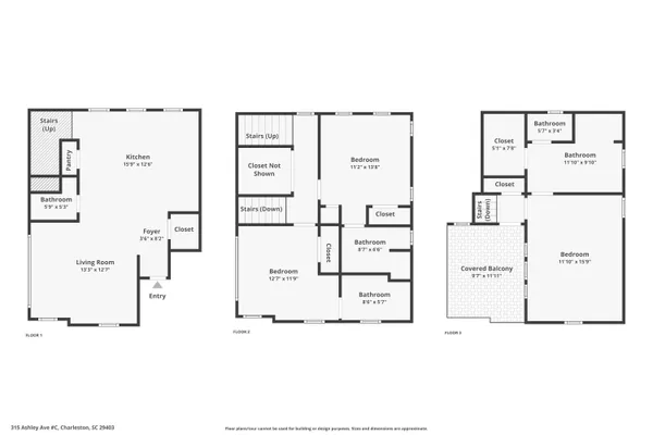 $5,400 | 315 Ashley Avenue, Unit C, Charleston, SC 29403
