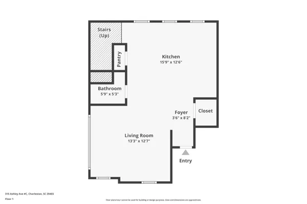 $5,400 | 315 Ashley Avenue, Unit C, Charleston, SC 29403