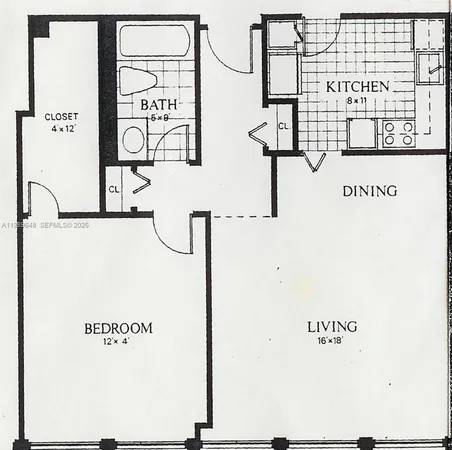 $2,400 | 700 Biltmore Way, Unit 1112, Coral Gables, FL 33134