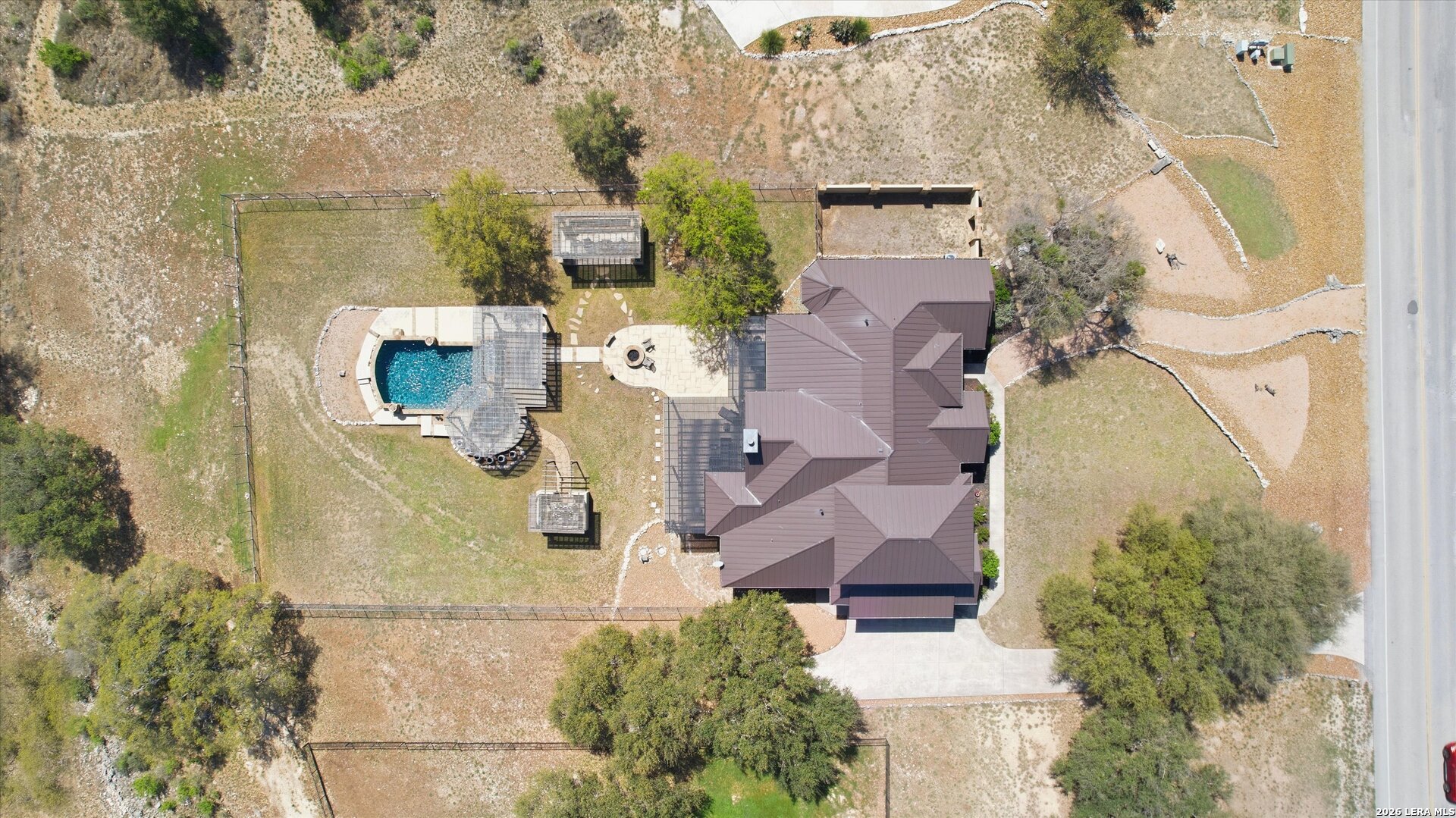 439 Mystic Parkway Spring Branch, TX 78070 - Photo 32 of 39 an aerial view of residential houses with outdoor space