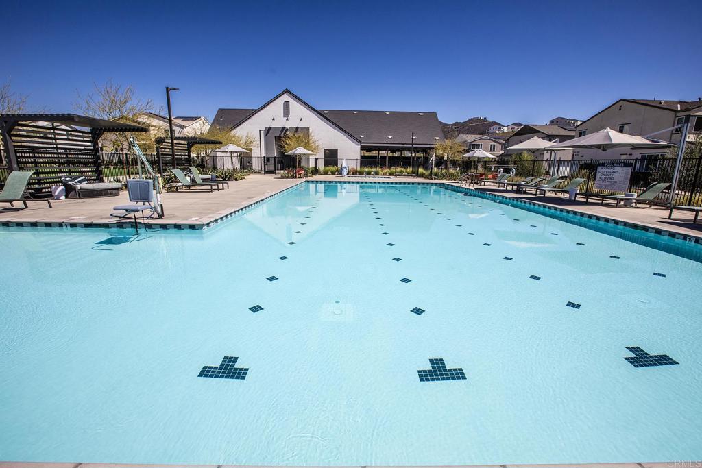 323 Citrine Trail Fallbrook, CA 92028 - Photo 21 of 21 an aerial view of a house with outdoor space pool patio and mountain view