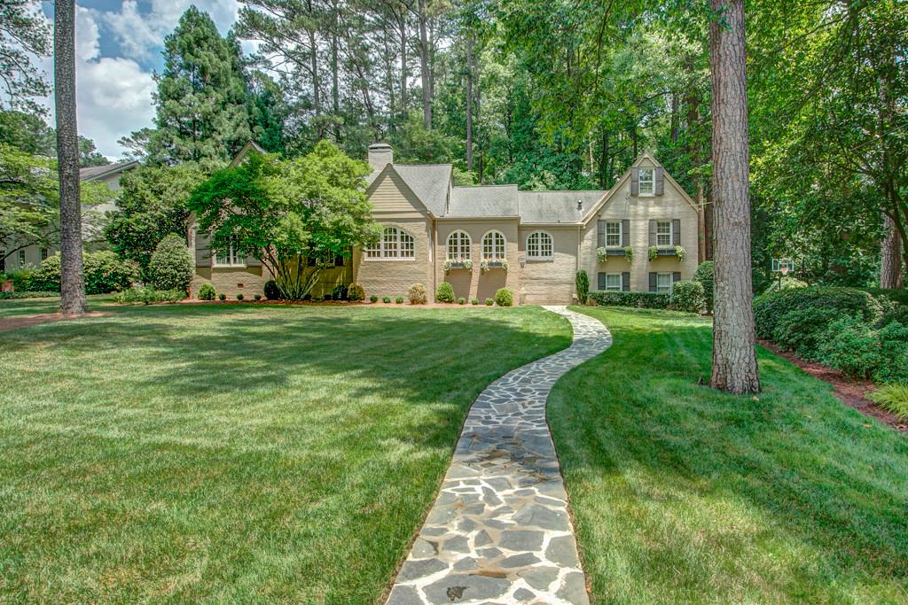 This gorgeous, 1 acre, flat lot, is on the corner of Vermont and Stovall! It and the house are absolutely beautiful! 