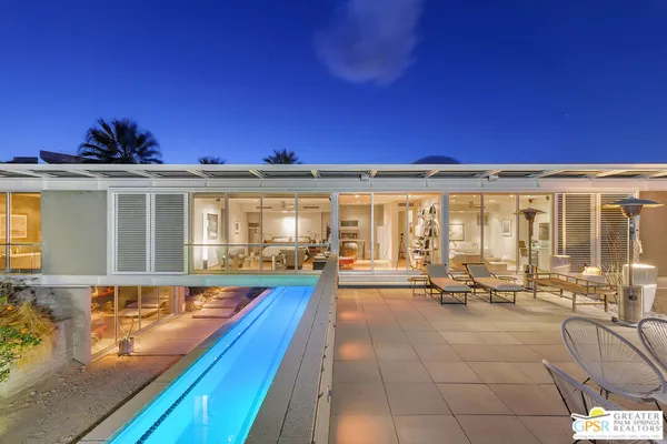 a view of a house with a patio