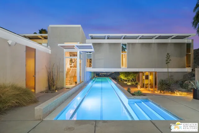 a view of a terrace with furniture and a potted plant