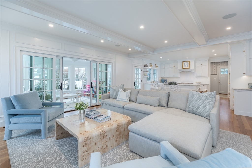 34 Chesterton Road Wellesley, MA 02481 - Photo 12 of 36 a living room with furniture and a large window