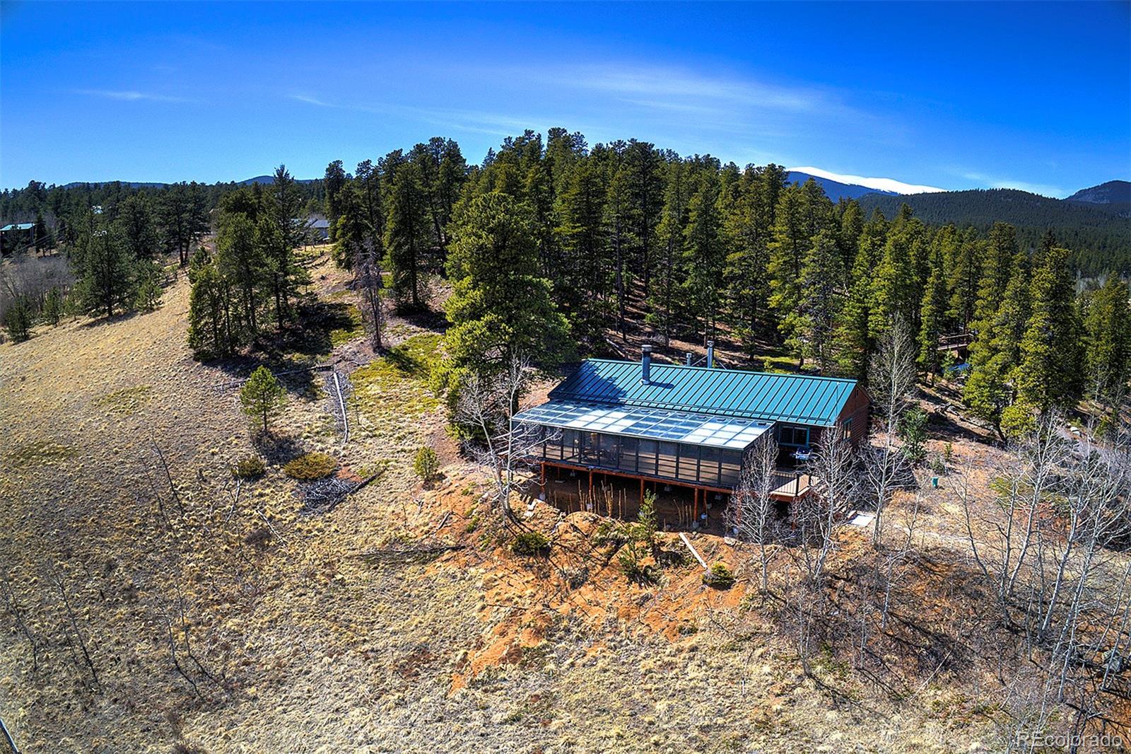 1536 Clark Road Bailey, CO 80421 - Photo 25 of 33 a view of a houses with a yard