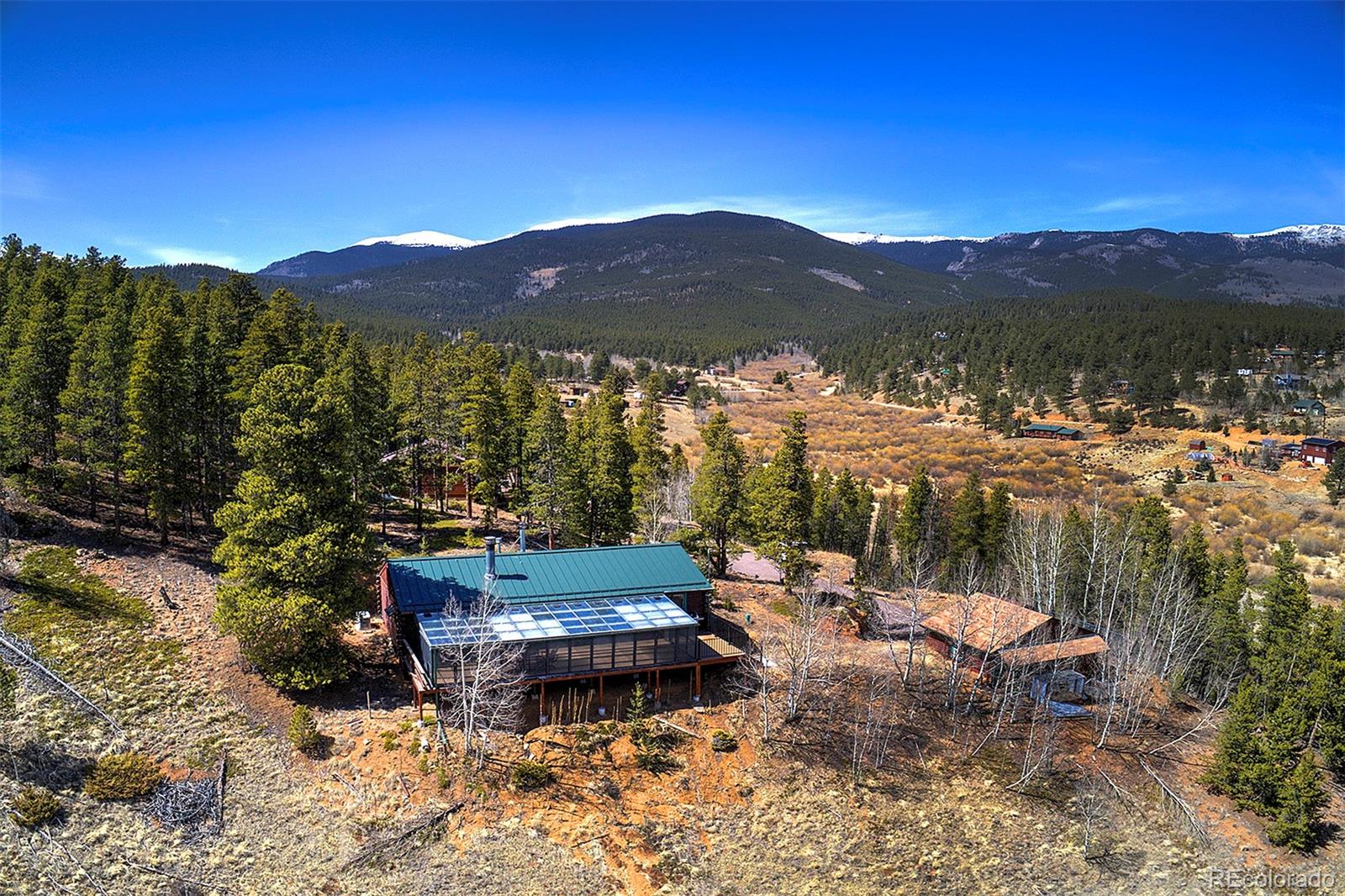 1536 Clark Road Bailey, CO 80421 - Photo 26 of 33 a view of a couches in a patio