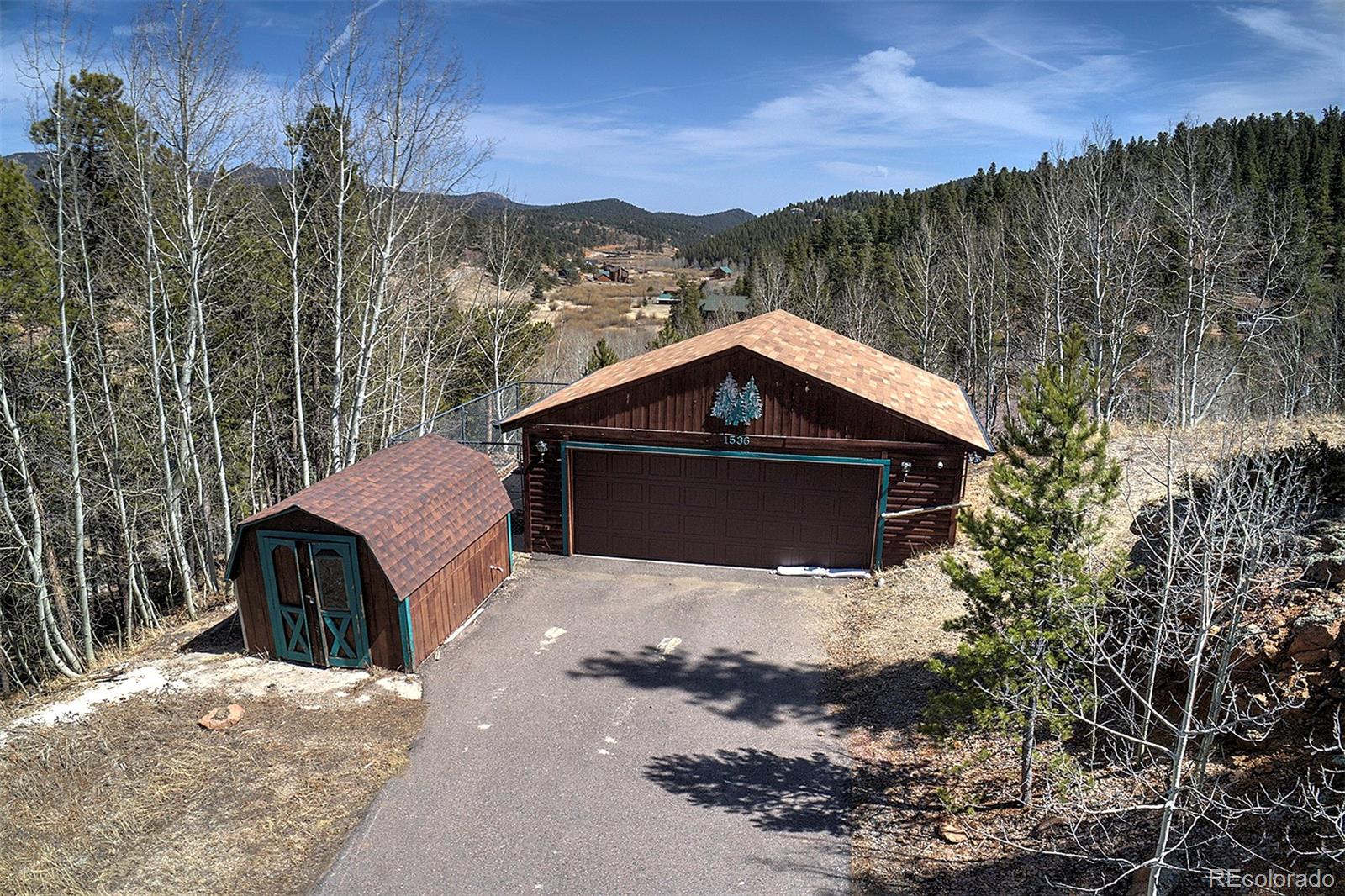 1536 Clark Road Bailey, CO 80421 - Photo 28 of 33 a pathway of a house with a yard