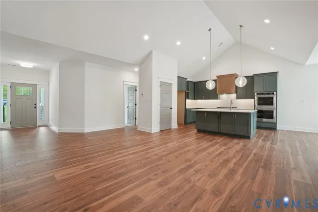 a view of a small space