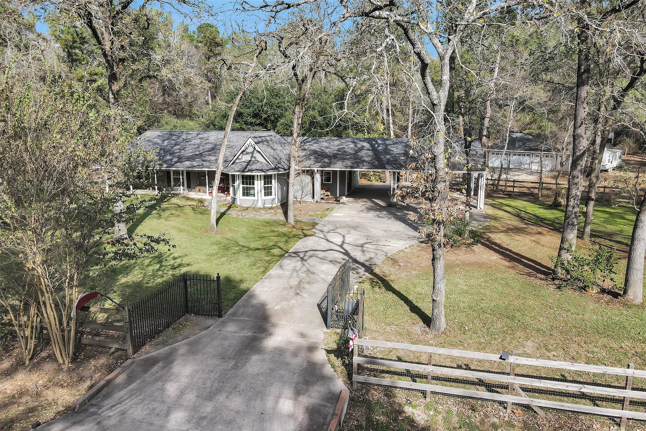 40610 Mill Creek Road Magnolia, TX 77354 - Photo 2 of 31 Overhead view of the front of the property