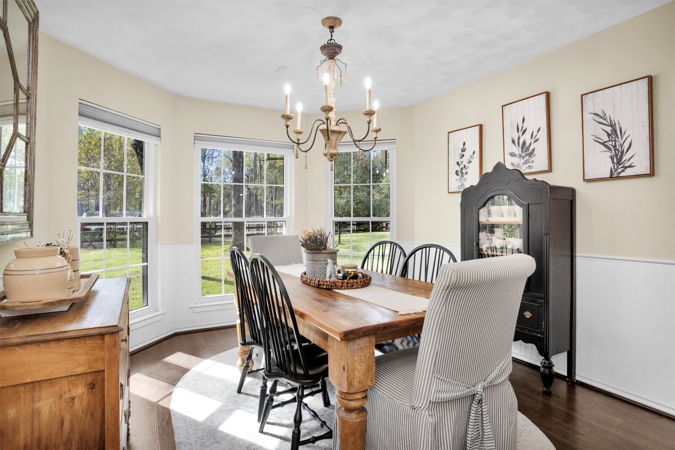 40610 Mill Creek Road Magnolia, TX 77354 - Photo 9 of 31 Dining room or breakfast room with lots of beautiful windows for light and bright
