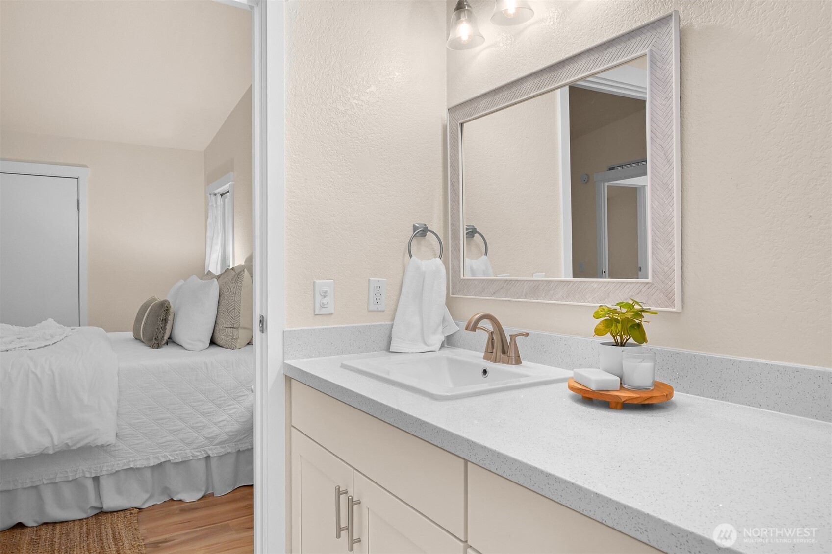 6159 Cedar Lane Maple Falls, WA 98266 - Photo 22 of 31 a bathroom with a sink and a mirror