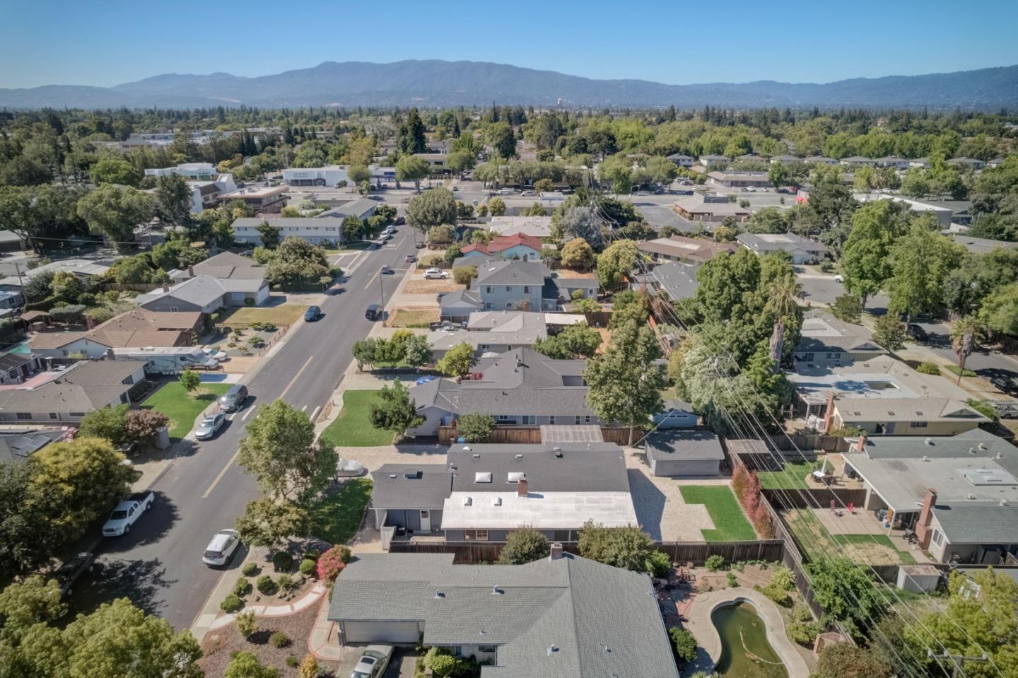 613 North Central Avenue Campbell, CA 95008 - Photo 57 of 66 an aerial view of a city with lots of residential buildings