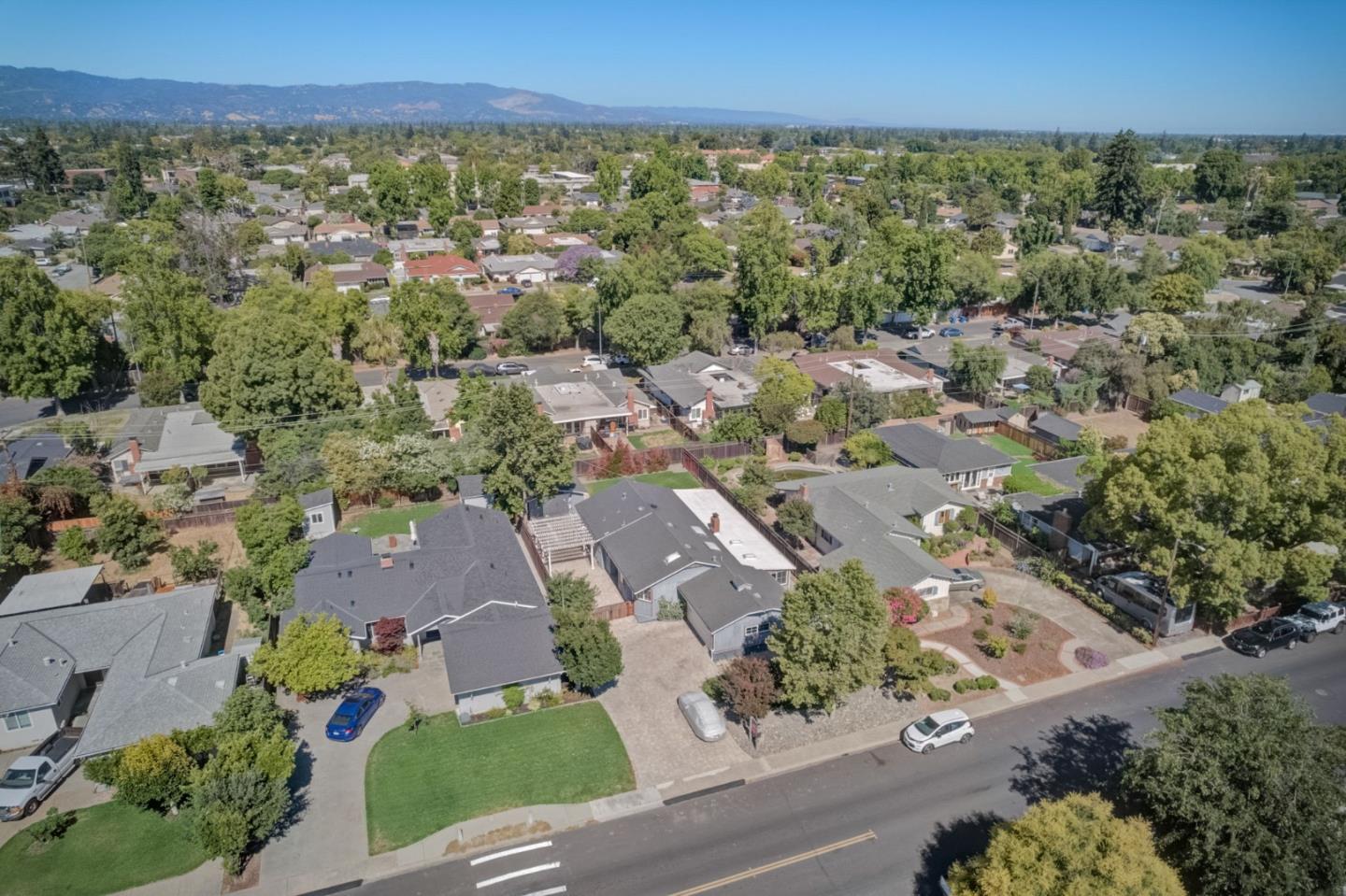 613 North Central Avenue Campbell, CA 95008 - Photo 63 of 66 an aerial view of residential building and green space