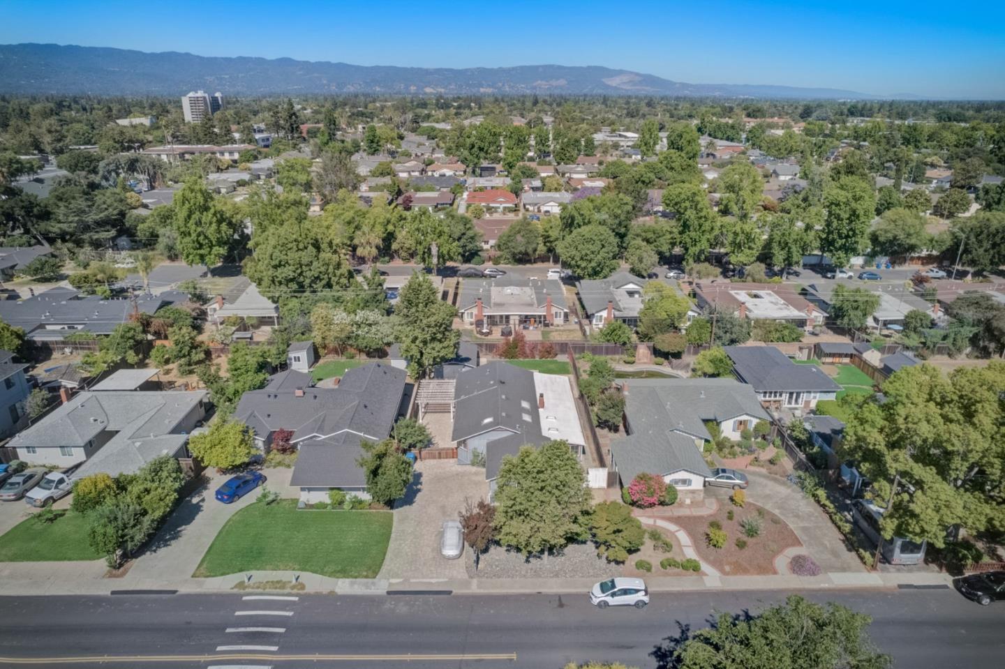 613 North Central Avenue Campbell, CA 95008 - Photo 64 of 66 an aerial view of a city with lots of residential buildings