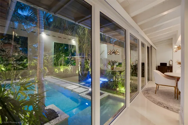a view of living room with patio