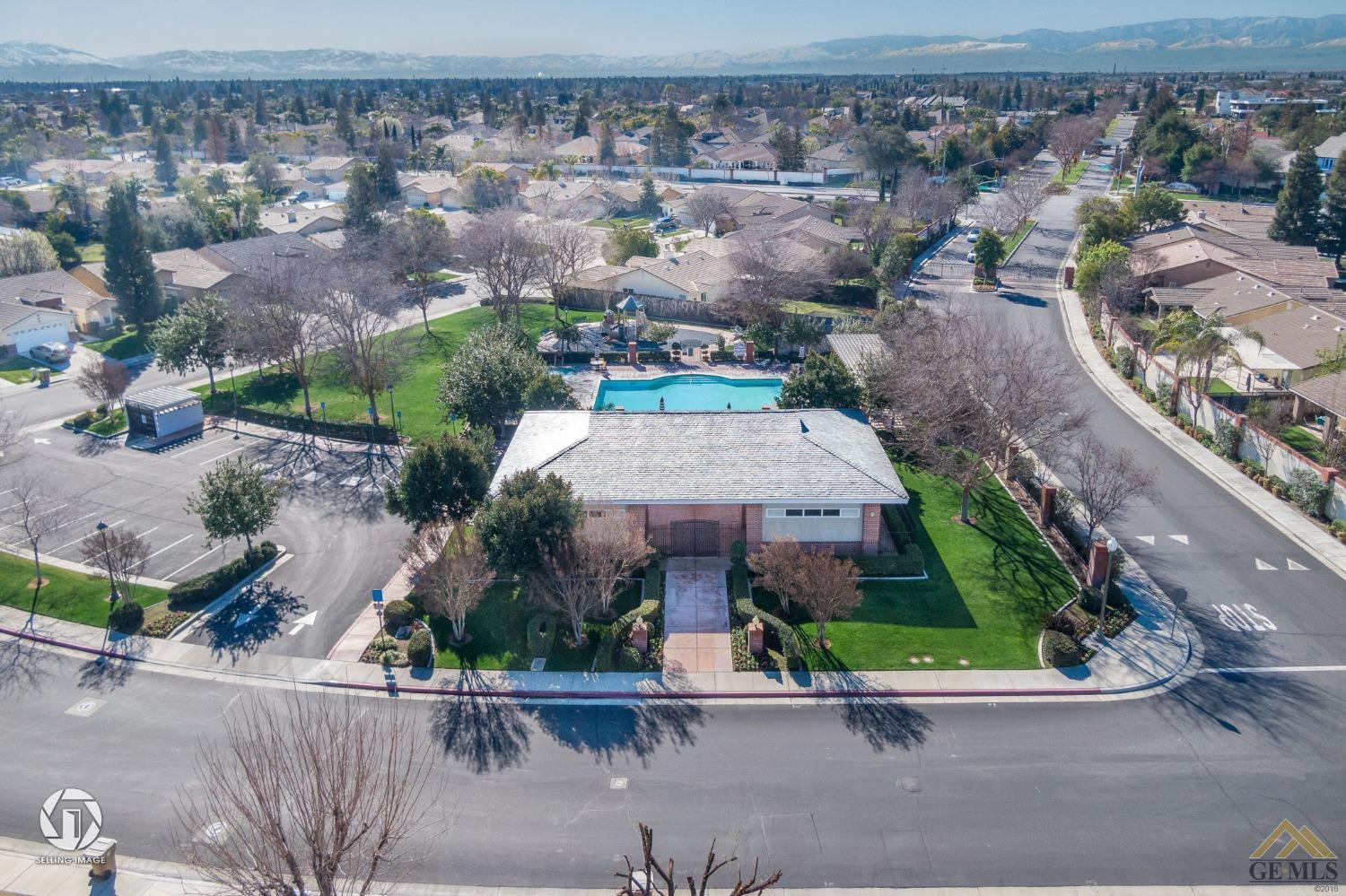 Undisclosed Address Bakersfield, CA 93311 - Photo 36 of 39 an aerial view of a house with a garden and plants