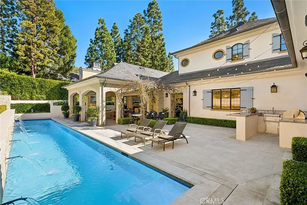 a house view with a seating space