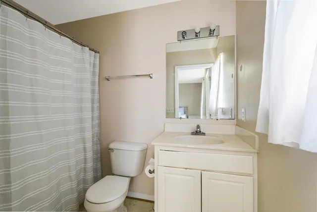 a view of a backyard with a garden