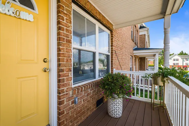 front view of a house with a glass door