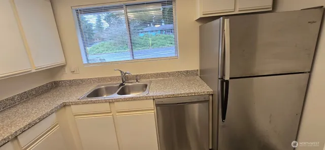 a view of hallway with stairs