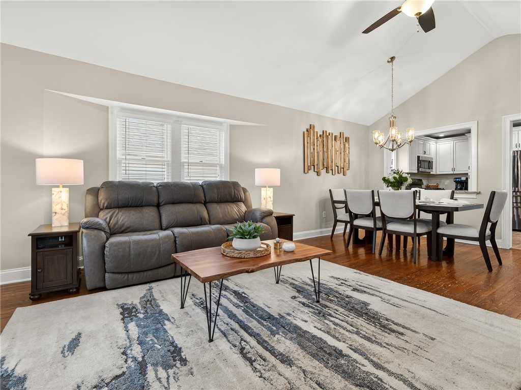 439 Rock Beach Road Irondequoit, NY 14617 - Photo 8 of 49 A high ceiling allows for an open and airy space.