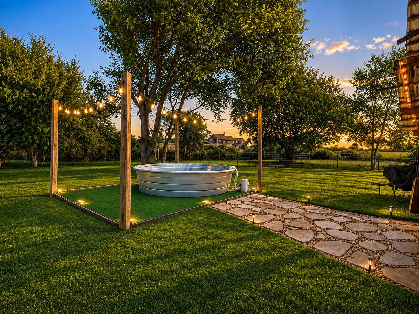 19023 Frey Road Hempstead, TX 77445 - Photo 40 of 49 The inviting cowboy pool located next to the party barn offers a refreshing way to enjoy warm Texas days.