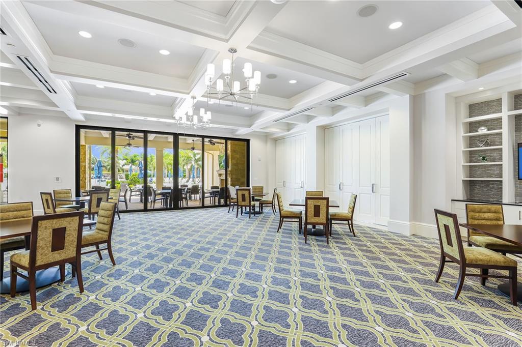 7638 Jacaranda Lane Naples, FL 34114 - Photo 32 of 50 a view of a dining room with furniture window and outside view
