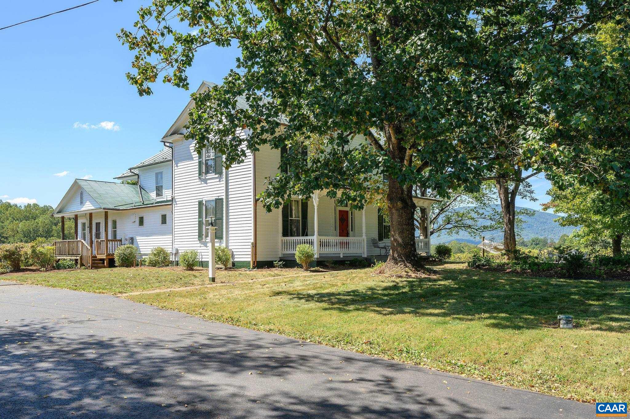 9175 Batesville Road Afton, VA 22920 - Photo 17 of 74 a view of a house with a big yard and large trees