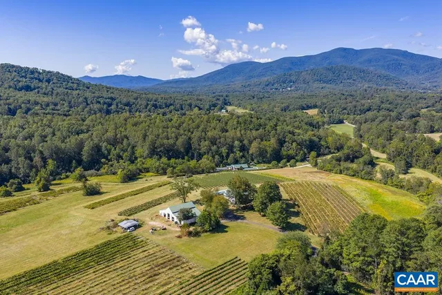 a view of a swimming pool with a yard