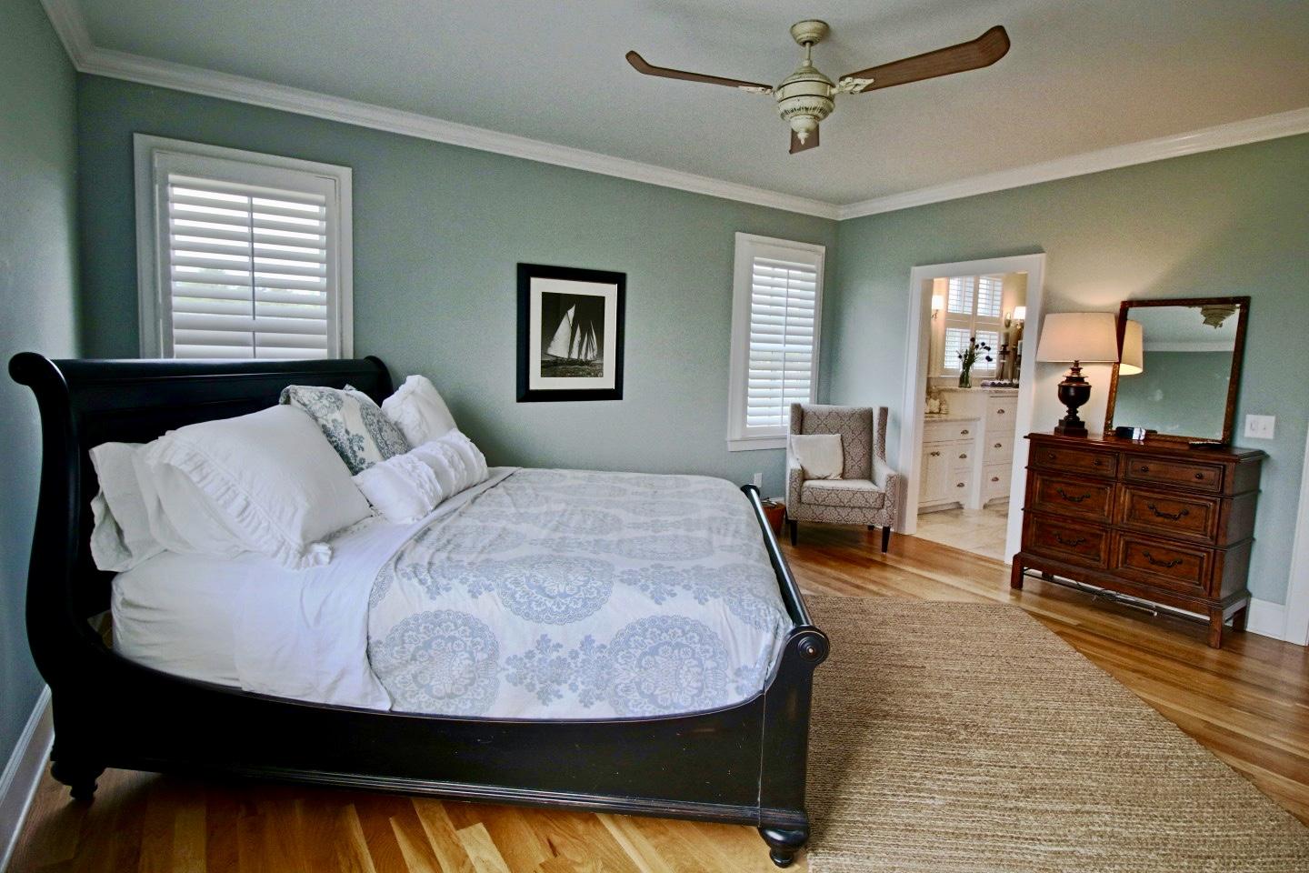 401 Youngs Road Vass, NC 28394 - Photo 18 of 33 The split bedroom plan offers an oversized Master Bedroom with a walk-in closet and a gorgeous bath with carrara marble counters, floors and walk-in shower.