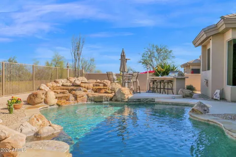 a outdoor space with patio the couches and a dining table with garden view